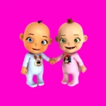 talking baby twins newborn fun android application logo